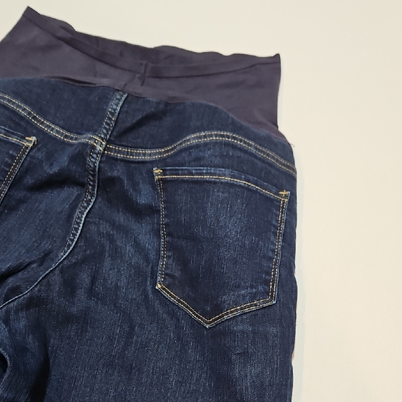 Old Navy Maternity Women's High Rise Dark Blue Jeans - Picture 9 of 9